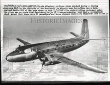 1946 Press Photo Martin 202 plane of this type crashed near Williamsport, PA. picture