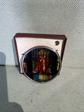 Vintage Winged Heart Stained Glass Window Suncatcher Religious Saint UK Boxed picture