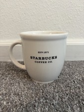 Starbucks Coffee Co. Est. 1971 Barista Mug Coffee & Tea, White/Black picture