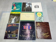9 Vintage 1950’s 60’s Menus Brochures Souvenirs Olympics programs picture