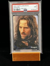 2003 Topps Lord of the Rings Return of the King Aragorn  #4 PSA 9 Mint picture