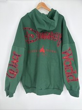 2025 Walt Disney World Green Plaid Christmas Zip Hoodie Sweatshirt Sz XXL 2X NWT picture
