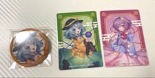 Touhou Project Satori and Koishi Komeiji Can Badge and Card Set - Satori & picture
