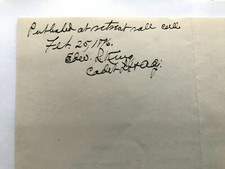 1896 SIGNED USMA WEST POINT FOOTBALL CAPTAIN & MAJOR GENERAL LEONARD KING DOC  picture