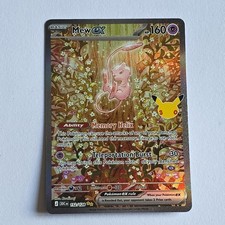 Mew ex Pokemon 30th Celebration Anniversary Special Illustration 152/128 NM picture