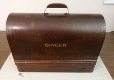 Vintage SINGER BENTWOOD CASE for 128 3/4 Size Sewing Machine picture