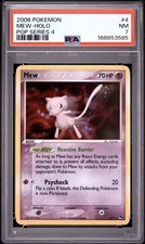 MEW HOLO POP SERIES #4 VINTAGE POKEMON CARD PSA 7 picture