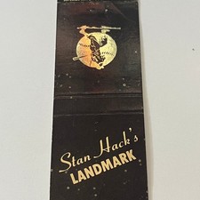 Stan Hack's Landmark Restaurant Grand Detour Vintage Matchbook Cover MM5-7 picture