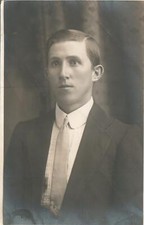 VINTAGE Real Photo NICE LOOKING Unknown WELL DRESSED YOUNG MAN POSTCARD picture