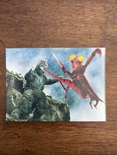1980 Yamakatsu Godzilla vs Kamacuras Mini Card Japanese Toho Kaiju Vintage NM picture