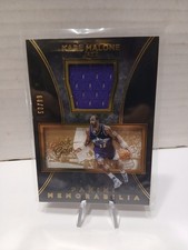 2015-2016 PANINI BLACK GOLD Karl Malone MEMORABILIA #29 /99 Jersey Relic Jazz picture