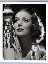 HOLLYWOOD LORETTA YOUNG STYLISH POSE STUNNING PORTRAIT 1930s TANNER PHOTO MA91 picture