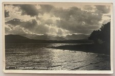 Real Photo Postcard A Stormy Evening Windermere Lake District UK RPPC picture