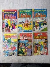 Vintage Archie Comics Lot Of 6 Everythings Archie and Life With Archie 1970s Iss picture
