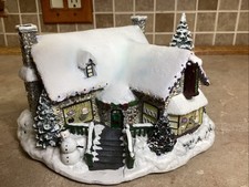 Hawthorne Village: Thomas Kinkade’s -YULETIDE BAKERY - COA- LIGHT - EUC picture