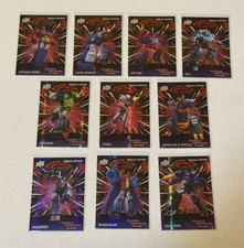 2026 Upper Deck Transformers: The Movie 40th “Galaxy” Parallel 10-Card Lot RARE picture
