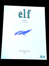 WILL FERRELL SIGNED AUTOGRAPH MOVIE SCRIPT ELF BECKETT BAS COA ALL PAGES X1 picture