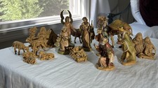 Vintage Fontanini Nativity Set Made In Italy 16 Pieces picture