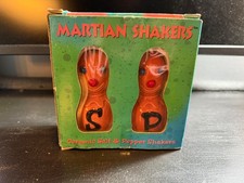 Vintage Martian Clown Accoutrements Salt & Pepper Shakers (Panic Pete Squeeze) picture