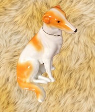 Fritz Pfeffer Gotha Porcelain Russian Wolfhound Borzoi Vintage 4 in picture