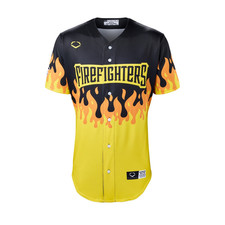 Hot Firefighters baseball Jersey Custom Name Number  REPRINTED Shirt picture