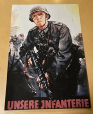 WW2 German Army Unsere Infanterie Military Poster Print WW2 WWII picture