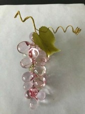 Set Of 3 Vintage Retro Acrylic Grape Cluster, picture