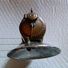 Antique Vintage Justrite Streamlined Carbide Miners Cap Lamp Brass made in USA picture