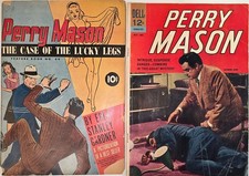 Perry Mason Lot ☆2 #49 Feature Book G/VG #2 VG Dell 1945 Golden Silver Age picture