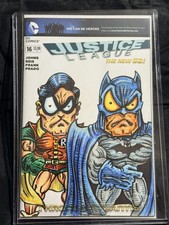 Justice League #16 | Batman & Robin Sketch | Unknown Artist  picture
