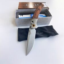 -Classic Mini Stabilized Wood New Folding Knife Benchmade 15085-2 (CPM-S30V)- picture