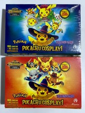 2 BOXES - 2025 BOX POKEMON PIKACHU COSPLAY FE Trading Cards picture