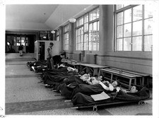 WWII 16th STATION HOSPITAL WW2 Admitting & Disposition office ORIGINAL PHOTO 5x4 picture