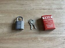 Vintage Yale 5 Pin- Tumbler Padlock  # 797 With Keys NOS picture