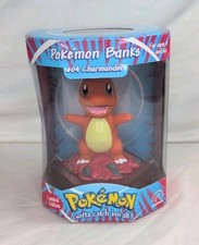 1999 APPLAUSE POKEMON BANKS #04 CHARMANDER  LIMITED EDITION BANK NEW SEALED picture
