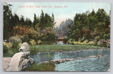 Postcard 1909 East Lake Park Los Angeles, CA picture