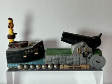 Mechanical bank/Book Of Knowledge/Spanish American War- MUSEUM QUALITY- 1957 VIN picture