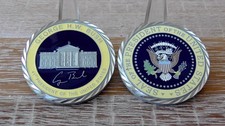 41st President George H.W. Bush White House Former POTUS Challenge Coin picture