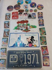Vintage Walt Disney Lot. 32pcs. Holy Grail of Disney License Plates  picture