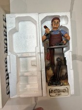 Rare Vintage Cyrus Noble Blacksmith Decanter 1974 Haas Bros Ceramic Whiskey US picture