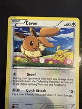 Eevee BW97 Black Star Promo Holo 2013 Pokemon Card Pikachu English picture