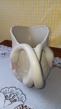 Vintage 1981 Fitz & Floyd Pottery Ceramic Swan Pitcher picture