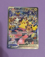 Pokemon Tcg Pikachu Ex 150/128 Me: 30th Celebration Holo SIR picture