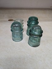 Vintage Brookfield New York Aqua Glass Insulator CD 145 Beehive Antique Blue USA picture