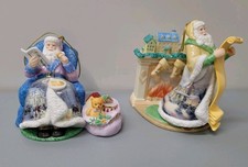 Bradford Editions Kinkade Spirit of The Season Good Wishes Santa Ornaments New picture