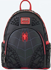 NEW with tags-Loungefly Marvel Spider-Man Spider Webs Mini Backpack picture