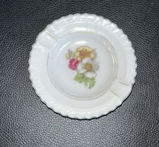 Vintage Grantcrest Floral Pattern China Japan Ashtray picture