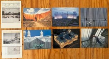 CHRISTO & JEANNE-CLAUDE Postcard/Print Lot of 8 Wrapped Reichstag Berlin 1995 + picture