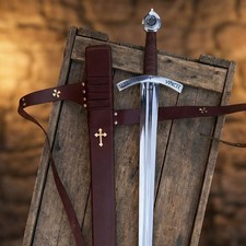 Templar Faithkeeper Sword – Handmade Medieval Knights Replica Stainless Steel picture