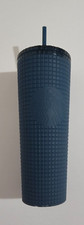 Starbucks Winter 2023 Green Grid 24oz Venti Tumbler-New With Tags, READ FLAW picture